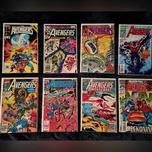 1983-93 Marvel Comics The Avengers LOT of 8 Issues #261,234,292,3,330,305,79,367